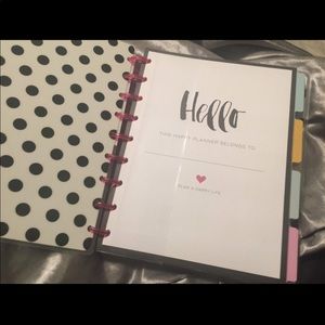 Happy planner classic undated includes stickers